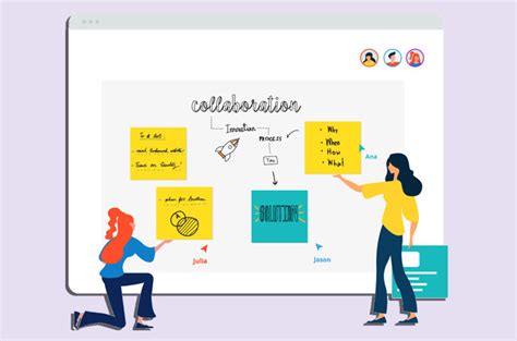 Collaborate on a whiteboard .